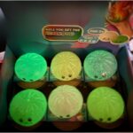 18pcs Set (6 Buns, 6 Steamers, 6 Bases) Random Color Fun Squeeze Party Favor Set for Kids Rare Glow-In-The-Dark Squeeze, Cute, Soft, Stress-Relieving Spongy Buns; Potsticker-Shaped Sensory Toys; Perfect for Halloween Events Requires Sunlight Exposur - Image 7