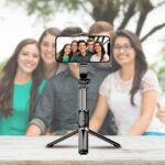Monopod Extensible de 40 Pulgadas para Teléfono con Soporte Profesional y Trípode sin varillas con Control Remoto, Giratorio 360°, Estable Antivibración Ideal para Viajes y Vlogs al Aire Libre, Compatible con iPhone/Smartphones Android - Image 5